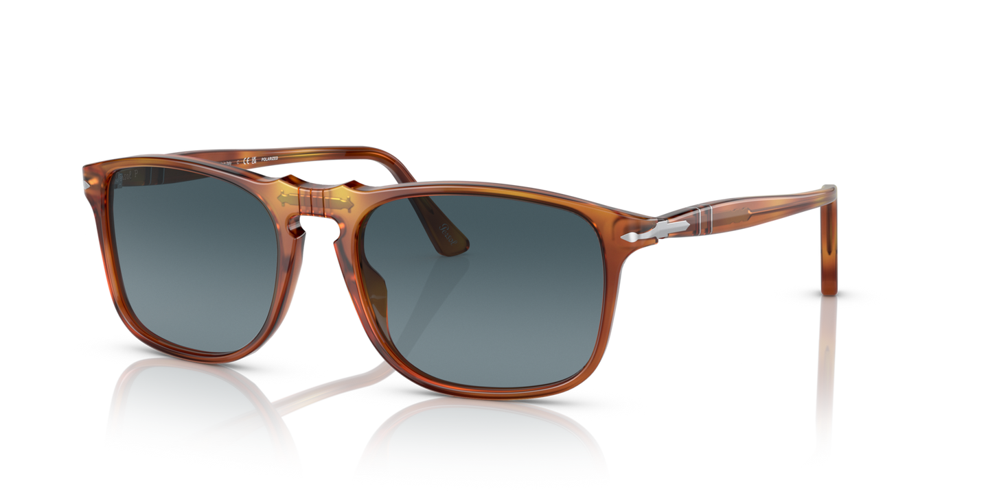 Persol PO3059S mit Terra Di Siena Gestell und Blau Gläsern - Bild 1