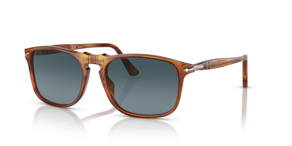Persol PO3059S mit Terra Di Siena Gestell und Blau Gläsern - Bild 1