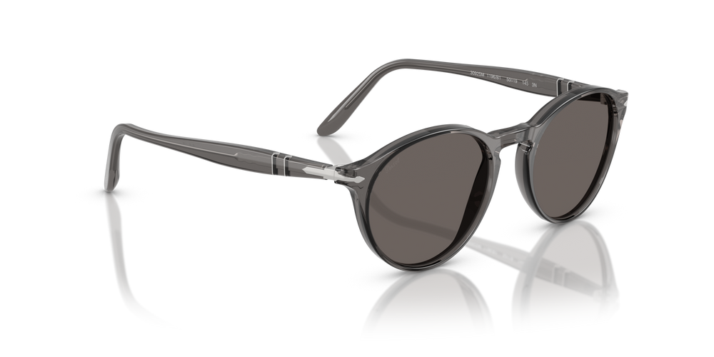 Persol PO3092SM with Transparent Grey Frame and Grey Lenses - Image 3