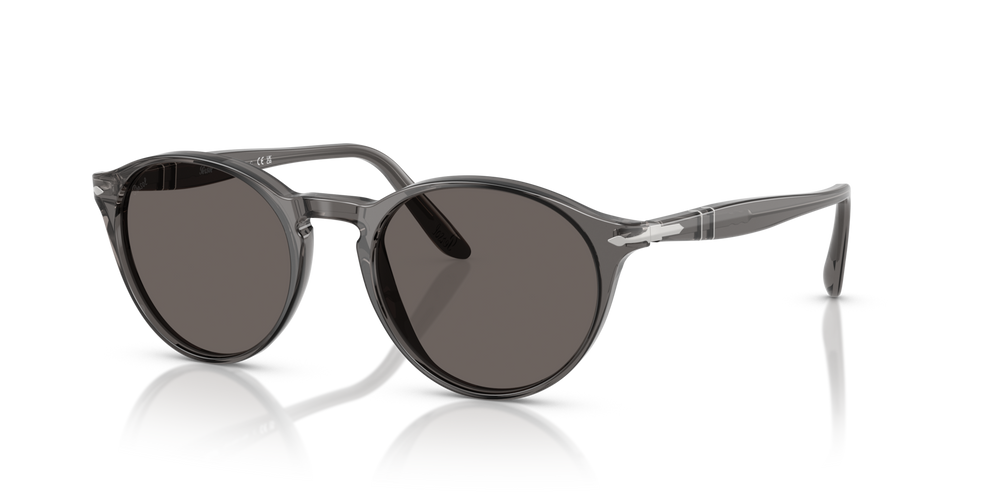 Persol PO3092SM with Transparent Grey Frame and Grey Lenses - Image 1