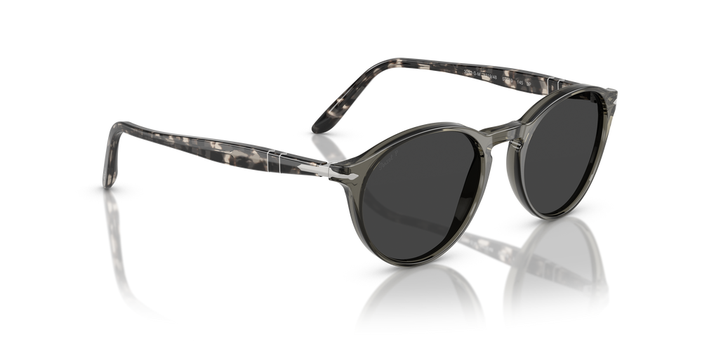 Persol PO3092SM with Smoke Frame and Black Lenses - Image 3