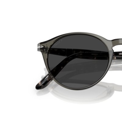 Persol PO3092SM with Smoke Frame and Black Lenses – Variant Image