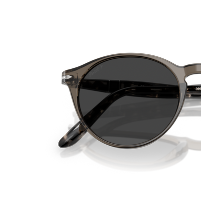 Persol PO3092SM with Smoke Frame and Black Lenses – Variant Image