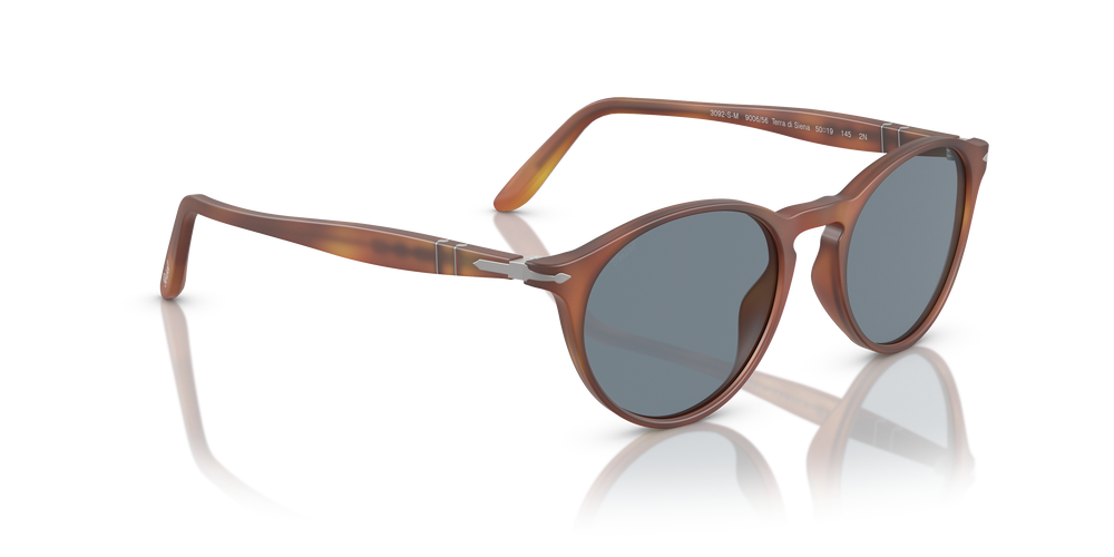 Persol PO3092SM with Terra Di Siena Frame and Blue Lenses - Image 3