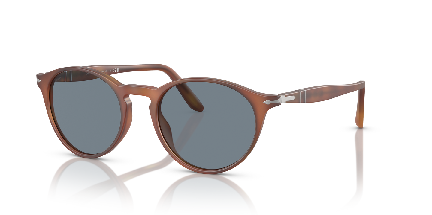 Persol PO3092SM with Terra Di Siena Frame and Blue Lenses - Image 1