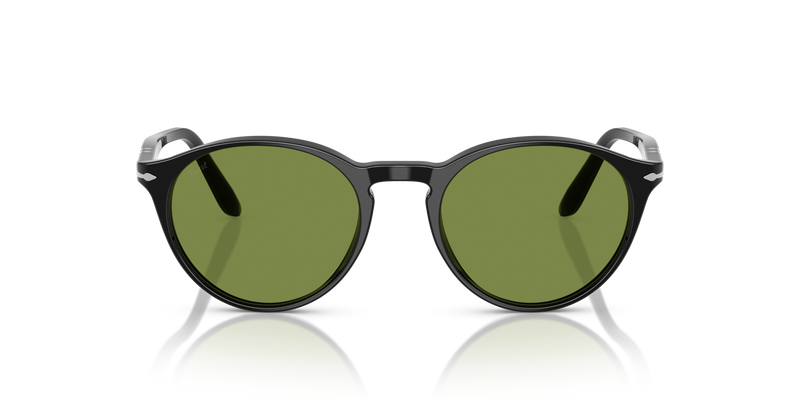 Visit PO3092SM with Black Frame and Green Lenses