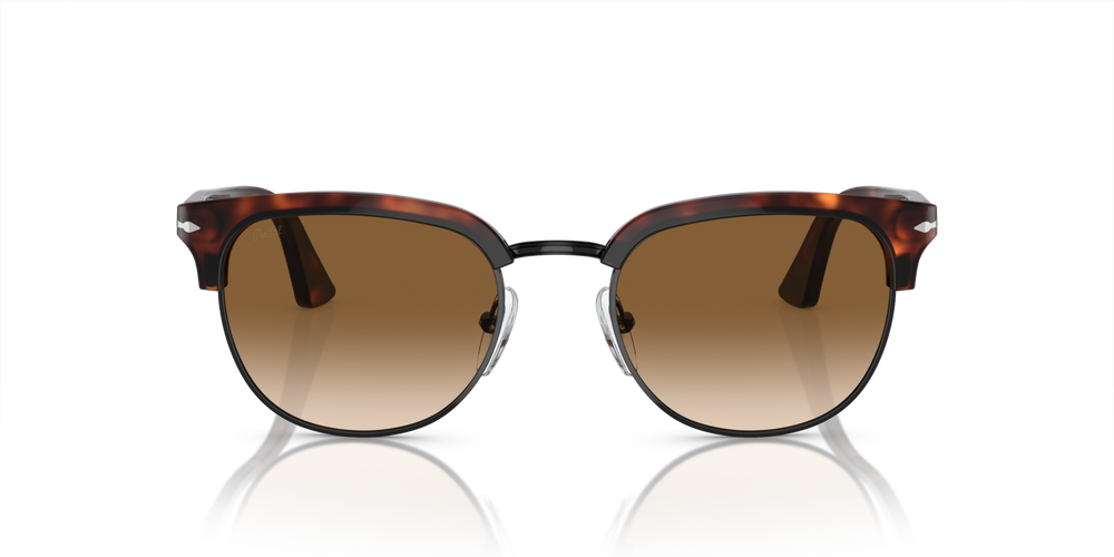 Persol PO3105S - Cellor Original con Montatura Tartarugato Marrone e Nero e Lenti Marrone - Immagine 2