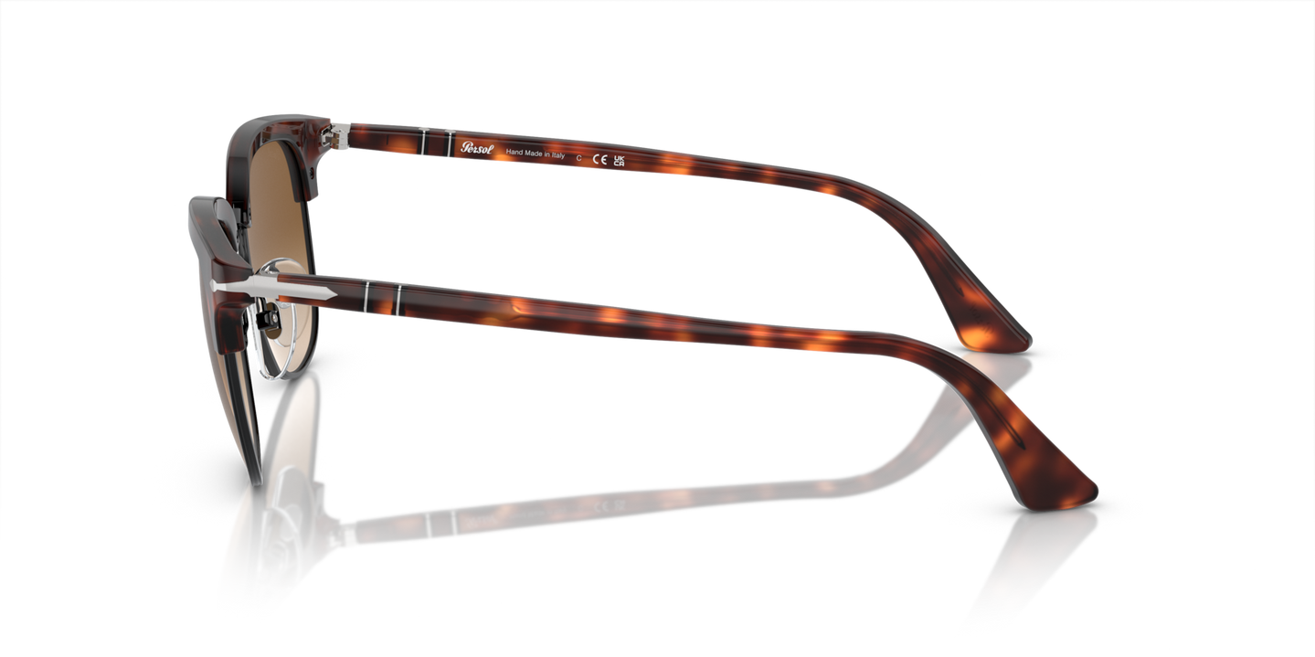 Persol PO3105S - Cellor Original con Montatura Tartarugato Marrone e Nero e Lenti Marrone - Immagine 1