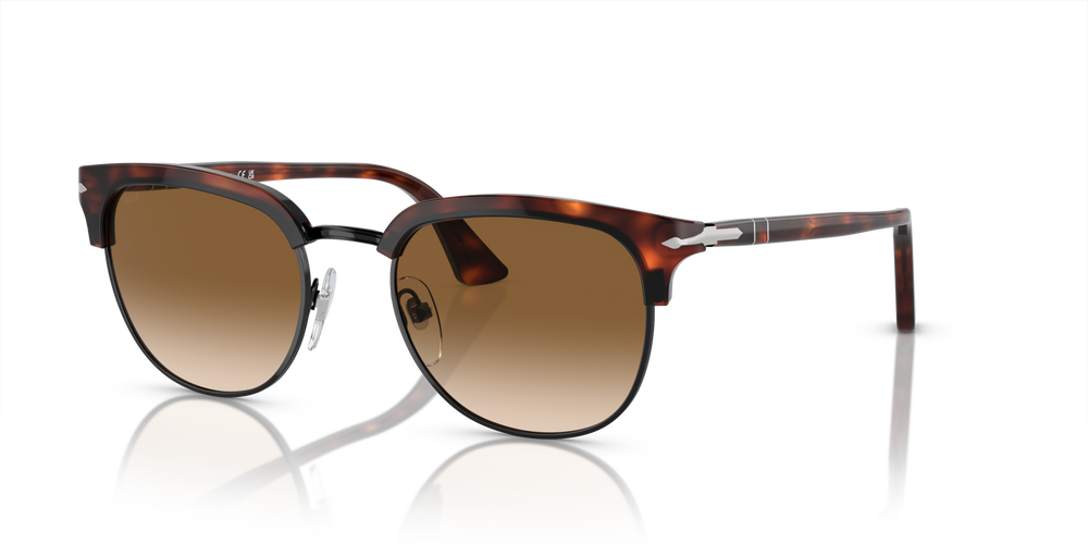 Persol PO3105S - Cellor Original with Brown Tortoise Black Frame and Brown Lenses - Image 1