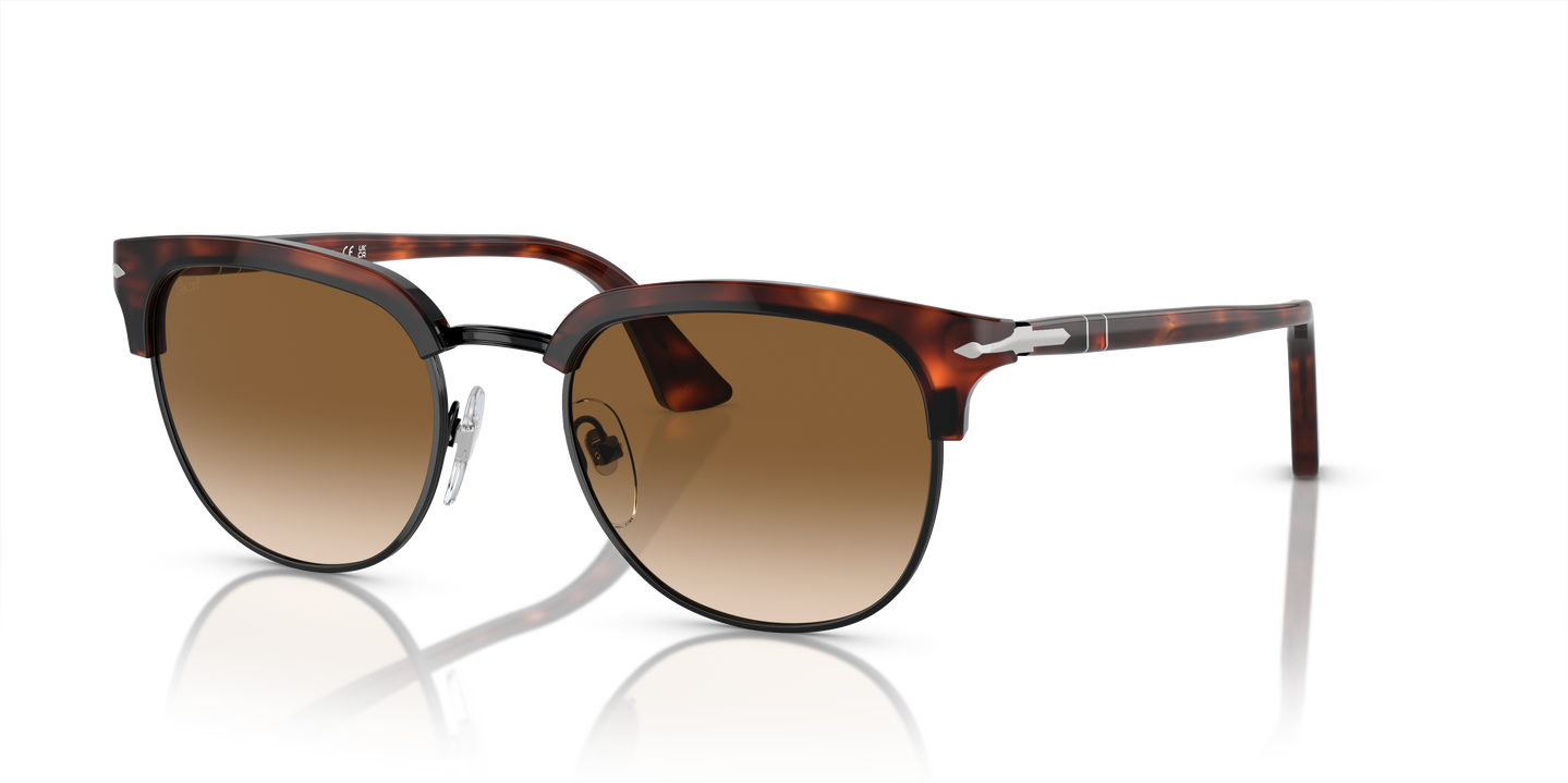 Persol PO3105S - Cellor Original mit Braun Tortoise Schwarz Gestell und Braun Gläsern - Bild 1