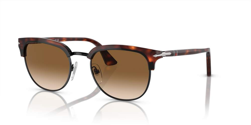 Persol PO3105S - Cellor Original mit Braun Tortoise Schwarz Gestell und Braun Gläsern - Bild 1