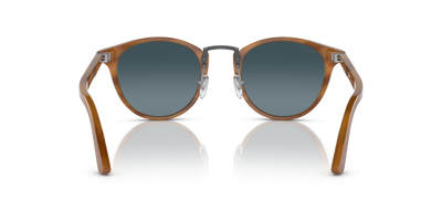 Persol PO3108S con Montatura Striato Marrone e Lenti Blu - Immagine 5