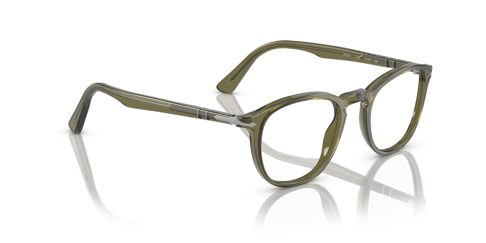 Persol PO3143V with Olive Green Transparent Frame - Image 3