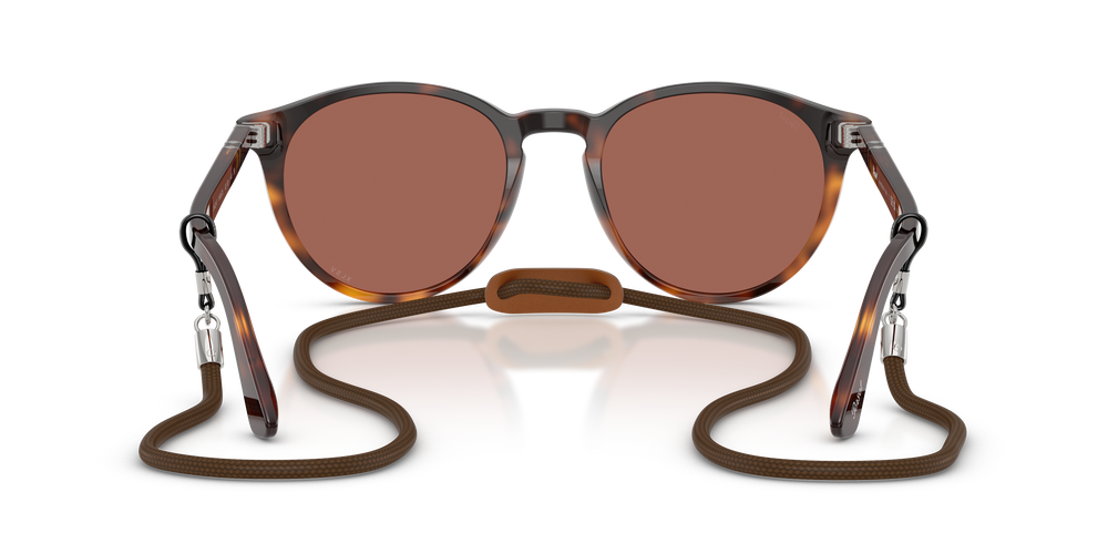 Persol PO3152S - Exclusive with Gradient Brown Tortoise Frame and Red Lenses - Image 5