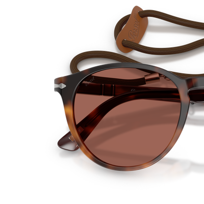 Persol PO3152S - Exclusive with Gradient Brown Tortoise Frame and Red Lenses – Variant Image