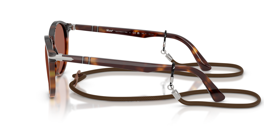 Persol PO3152S - Exclusive with Gradient Brown Tortoise Frame and Red Lenses - Image 4