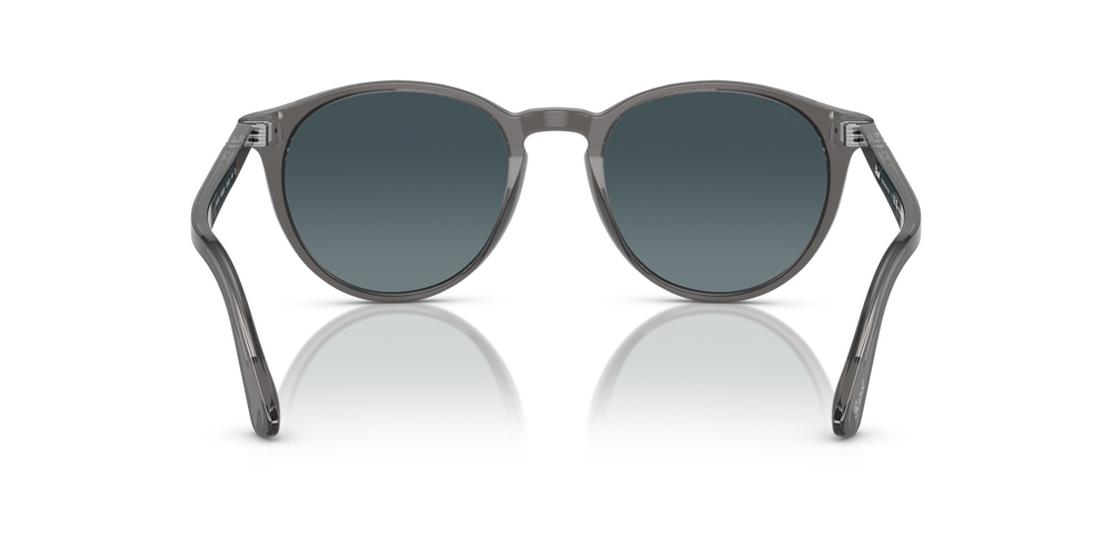 Persol PO3152S with Transparent Grey Frame and Blue Lenses - Image 5