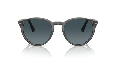 Persol PO3152S with Transparent Grey Frame and Blue Lenses - Image 2