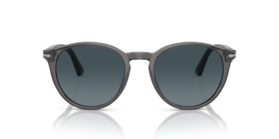 Persol PO3152S with Transparent Grey Frame and Blue Lenses - Image 2