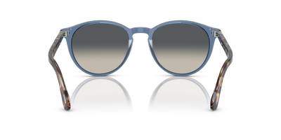 Persol PO3152S con Montura Azul Marino Transparente y Lentes Gris - Imagen 5