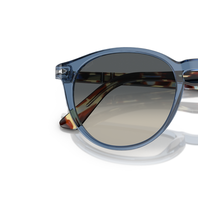Persol PO3152S con Montura Azul Marino Transparente y Lentes Gris – Imagen de variante