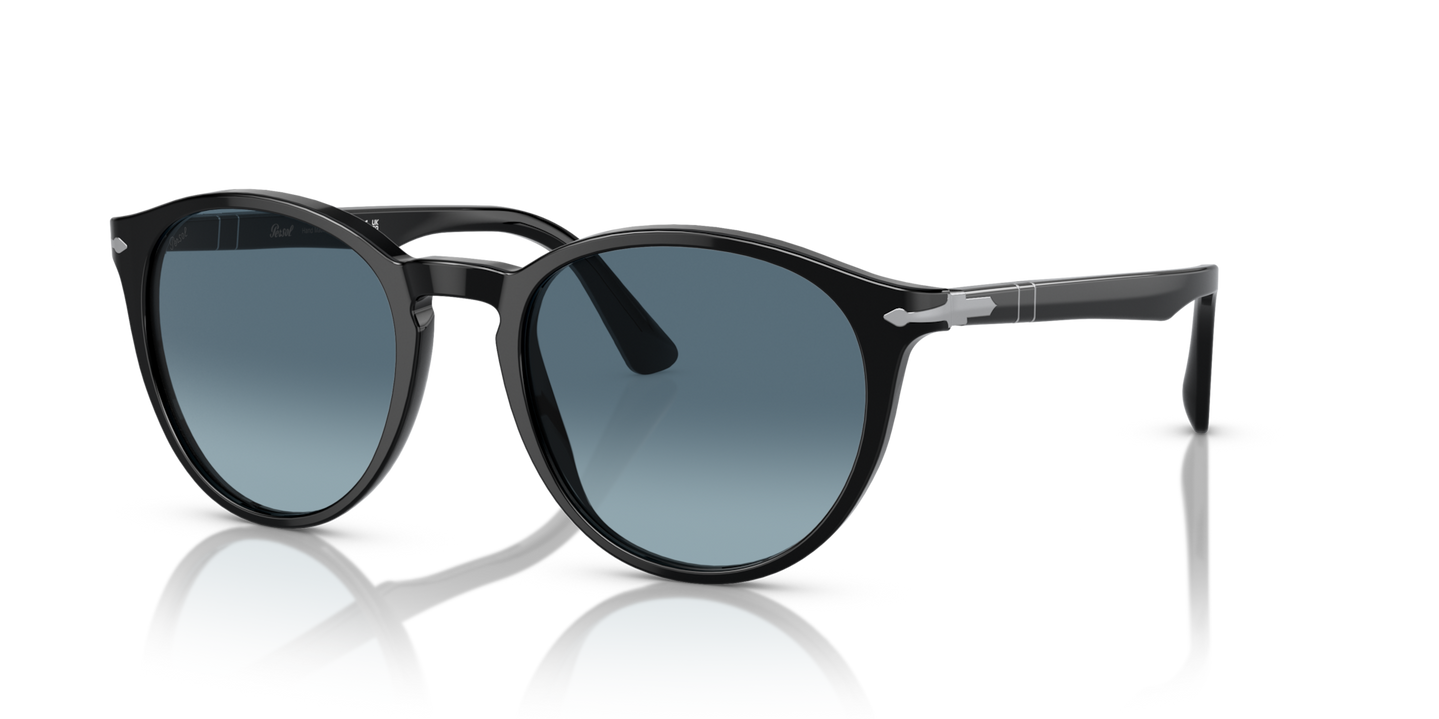 Persol PO3152S with Black Frame and Blue Lenses - Image 1