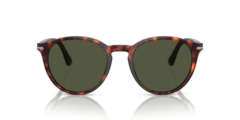 Visitar PO3152S con Montura Habana y Lentes Verde