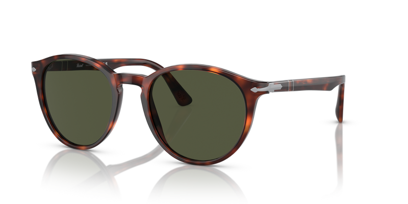 Visitar PO3152S con Montura Habana y Lentes Verde