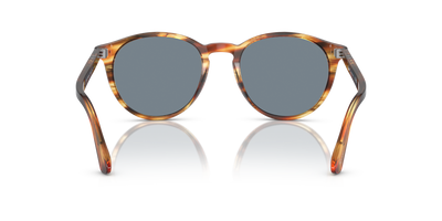 Persol PO3152S mit Braun gestreift Gelb Gestell und Blau Gläsern - Bild 5