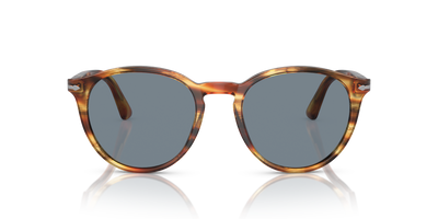 Persol PO3152S mit Braun gestreift Gelb Gestell und Blau Gläsern - Bild 2