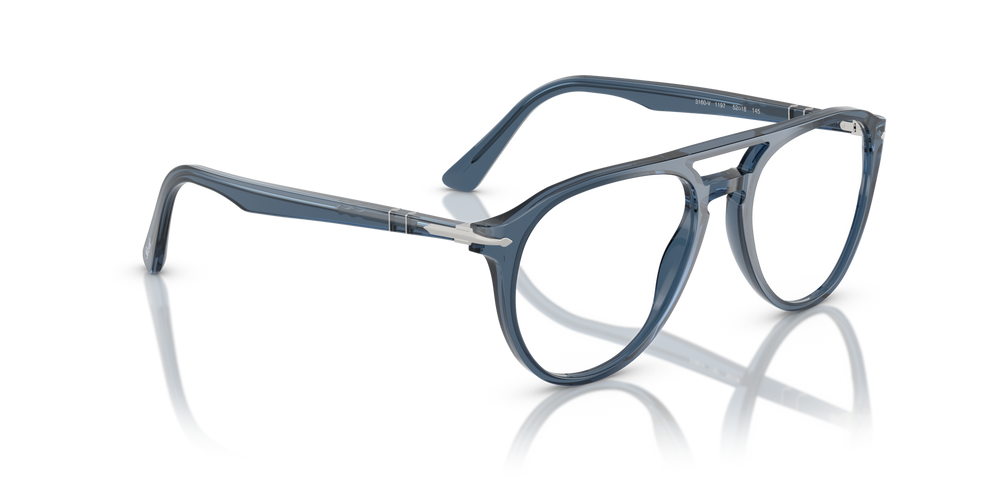 Persol PO3160V avec Monture Bleu denim transparent - Image 3