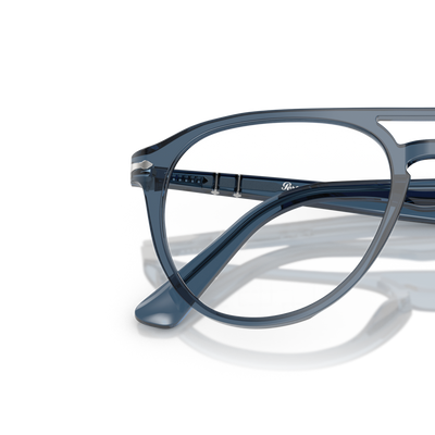 Persol PO3160V com armação Azul denim transparente – Versão da imagem