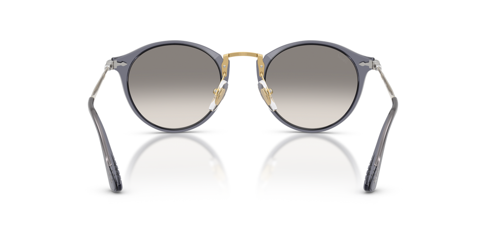 Persol PO3166S - Calligrapher with Transparent Ocean Frame and Grey Lenses - Image 5