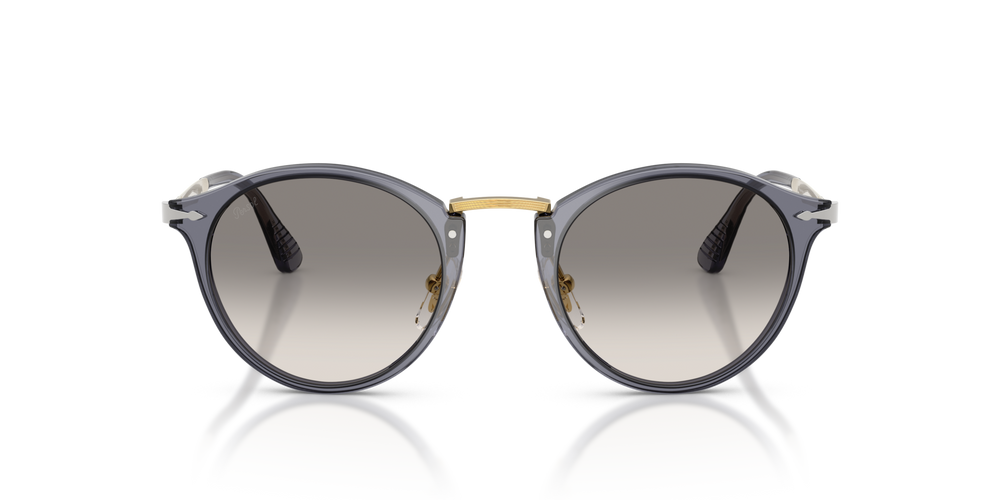 Persol PO3166S - Calligrapher with Transparent Ocean Frame and Grey Lenses - Image 2