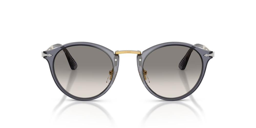 Persol PO3166S - Calligrapher with Transparent Ocean Frame and Grey Lenses - Image 2