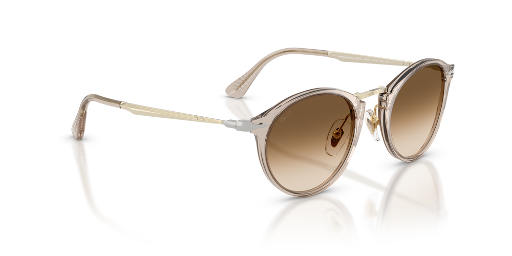 Persol PO3166S - Calligrapher avec Monture Transparent Brown Grey et Verres Brun - Image 3