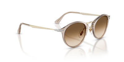 Persol PO3166S - Calligrapher avec Monture Transparent Brown Grey et Verres Brun - Image 3