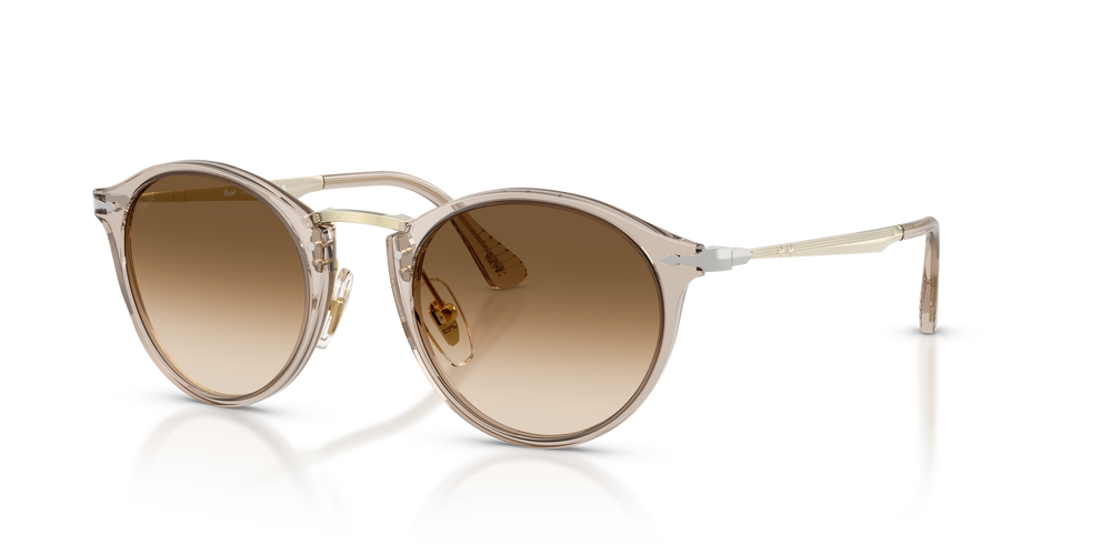 Persol PO3166S - Calligrapher avec Monture Transparent Brown Grey et Verres Brun - Image 1