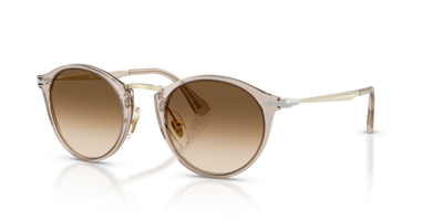Persol PO3166S - Calligrapher mit Transparent Brown Grey Gestell und Braun Gläsern - Bild 1