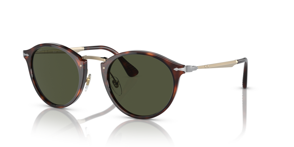 Persol PO3166S - Calligrapher with Havana Frame and Green Lenses - Image 1