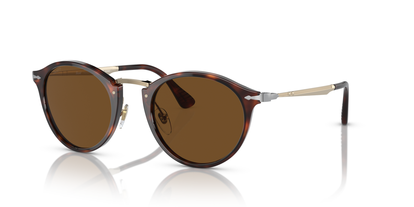 Persol PO3166S - Calligrapher with Havana Frame and Brown Lenses - Image 1