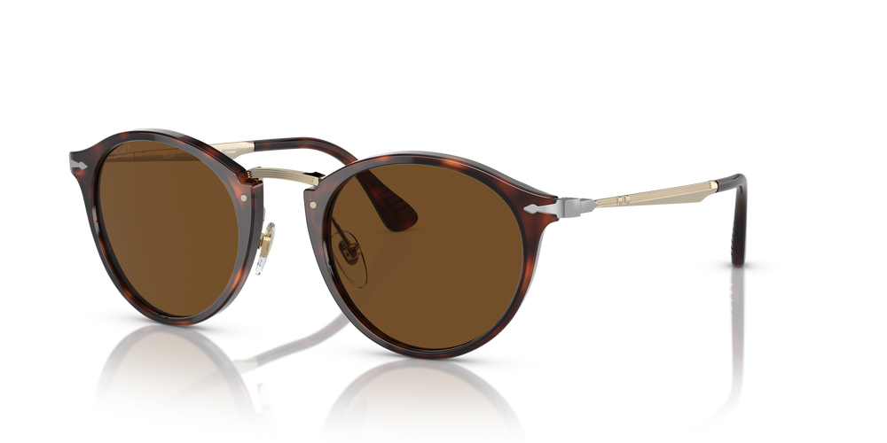Persol PO3166S - Calligrapher with Havana Frame and Brown Lenses - Image 1