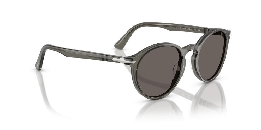 Persol PO3171S con Montura Marrón topo, gris y transparente y Lentes Gris - Imagen 3