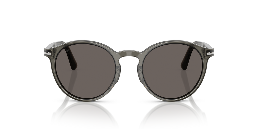 Persol PO3171S con Montatura Grigio talpa trasparente e Lenti Grigio - Immagine 2