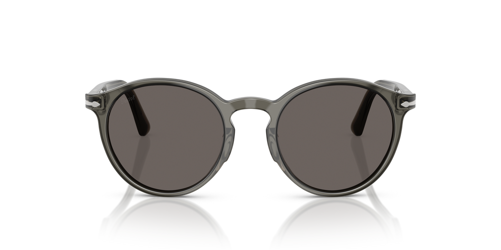 Persol PO3171S con Montura Marrón topo, gris y transparente y Lentes Gris - Imagen 2
