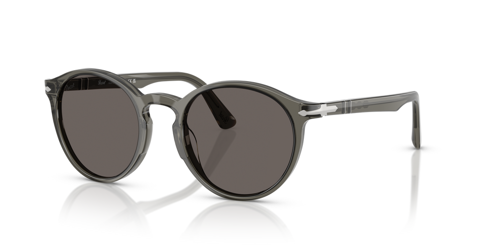 Persol PO3171S con Montura Marrón topo, gris y transparente y Lentes Gris - Imagen 1