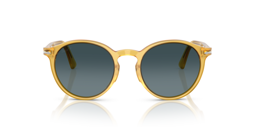 Persol PO3171S avec Monture Miel et Verres Bleu - Image 2