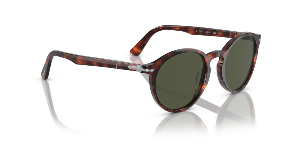 Persol PO3171S with Havana Frame and Green Lenses - Image 3