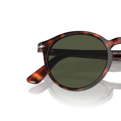 Persol PO3171S with Havana Frame and Green Lenses – Variant Image