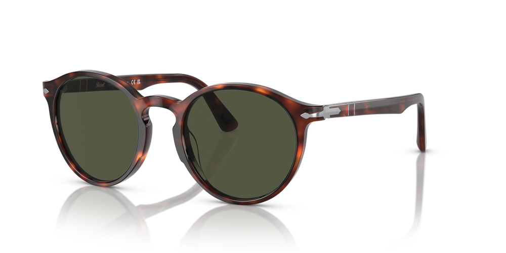 Persol PO3171S with Havana Frame and Green Lenses - Image 1